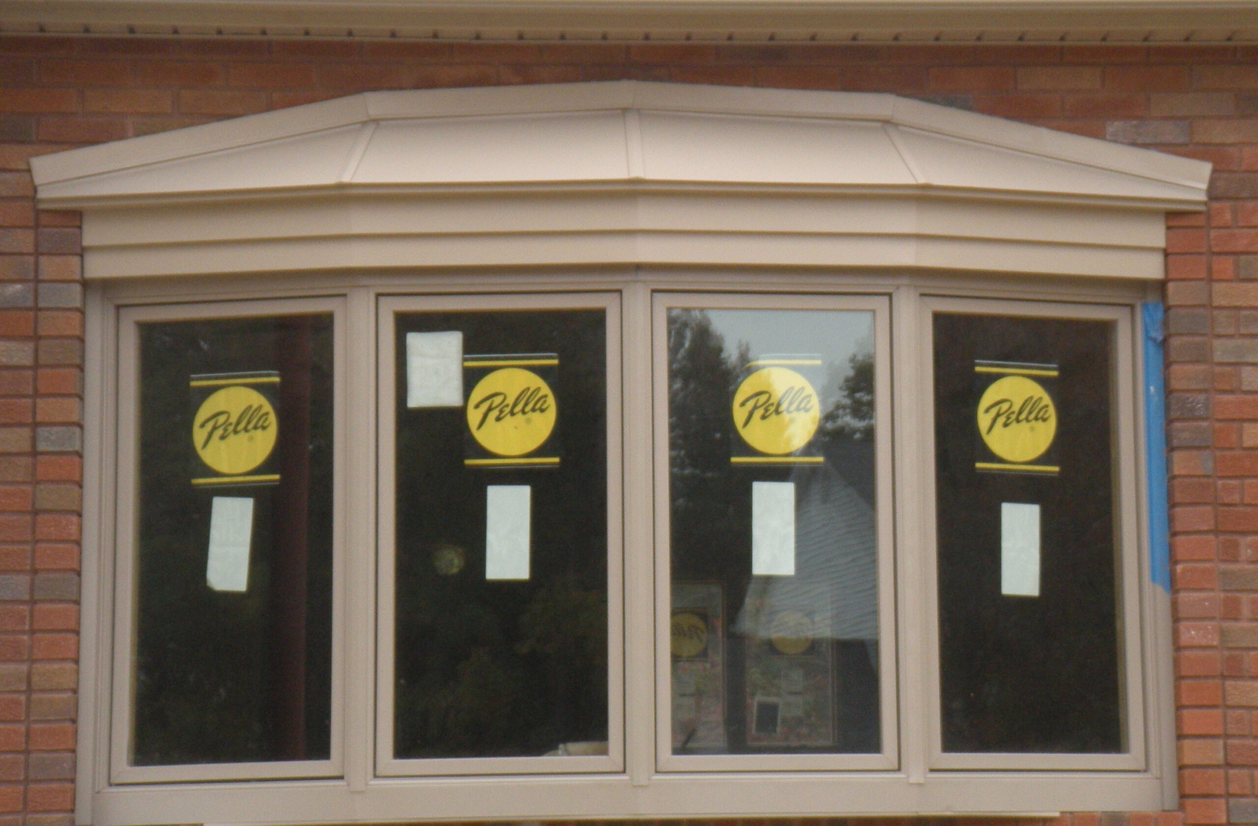 Pella window with an islander roof