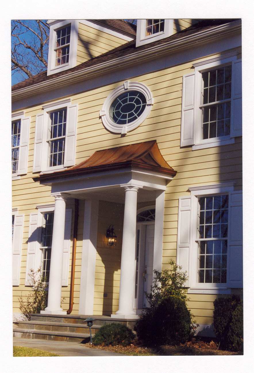 door canopy copper